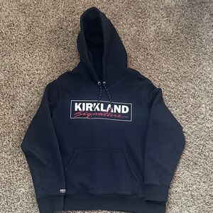 Vintage Kirkland Signature Black Hoodie for Men Costco